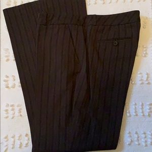 New York & Co brown striped dress pants